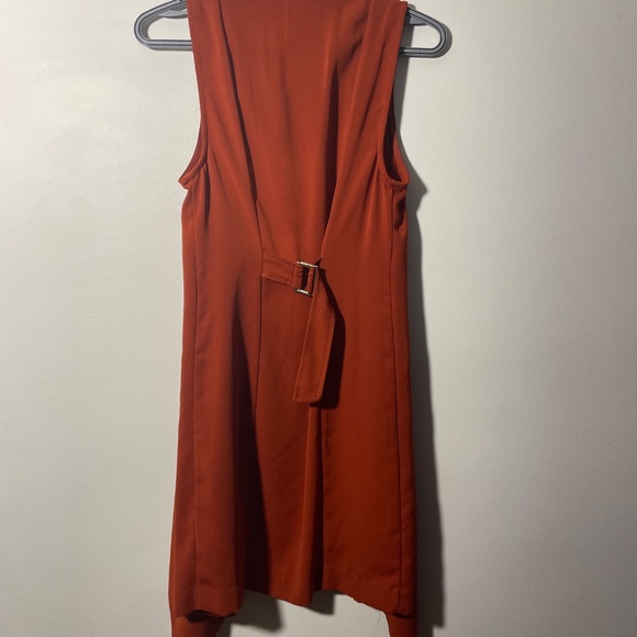 Burnt orange long vest - Picture 4 of 4